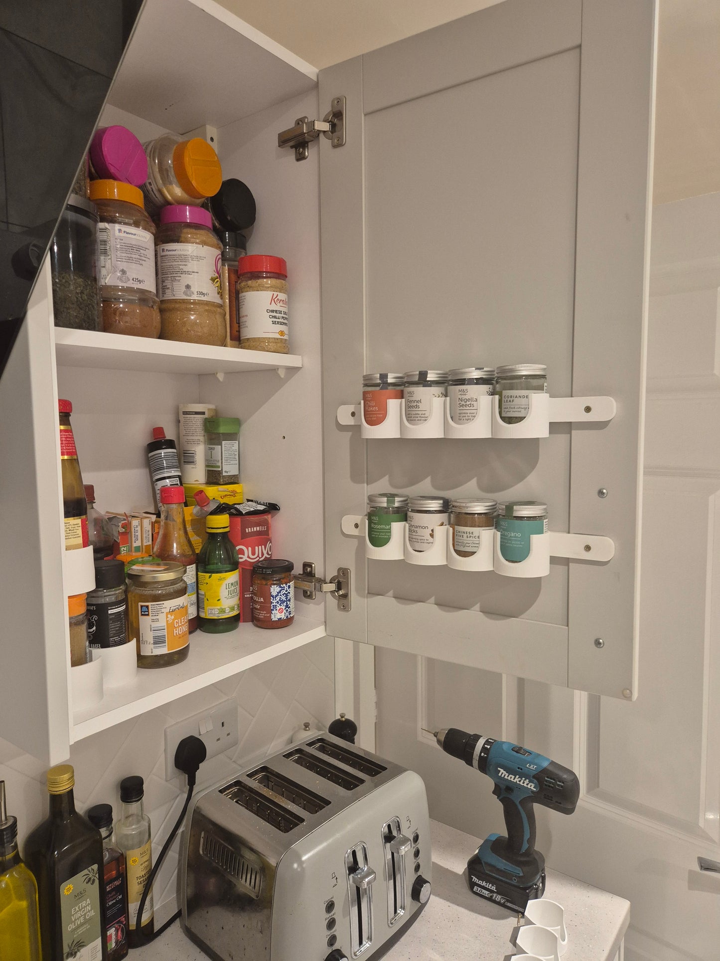M&S Spice Rack Large Cupboard